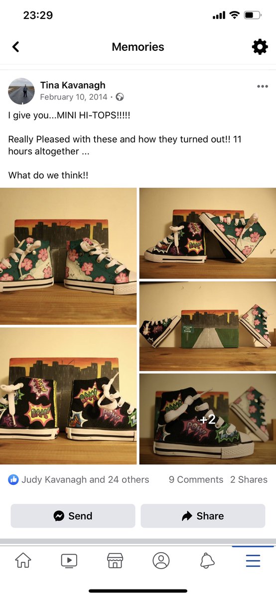 TKav's tweet image. Dannngg 6 yrs ago I customised these kickass hi-tops for a kicksss kid! #WhereHasTimeGone