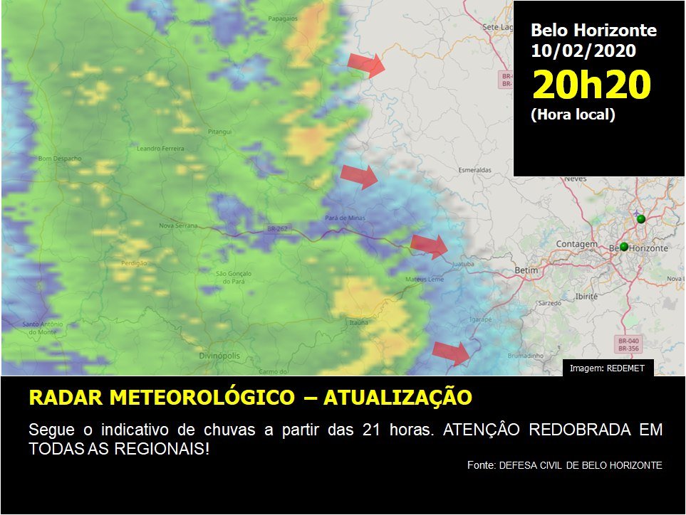 Defesa Civil de Belo Horizonte (@defesacivilbh) on Twitter photo 