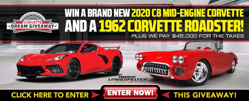 DreamGiveaway's tweet photo. Did you hear the news? The 2020 Corvette Dream Giveaway has started! Read the press release and score a promo code good for bonus tickets! Check out: https://t.co/WwRuaggawu
#Corvettenews #2020Corvette #Corvettedream https://t.co/I3zmjMdvMU