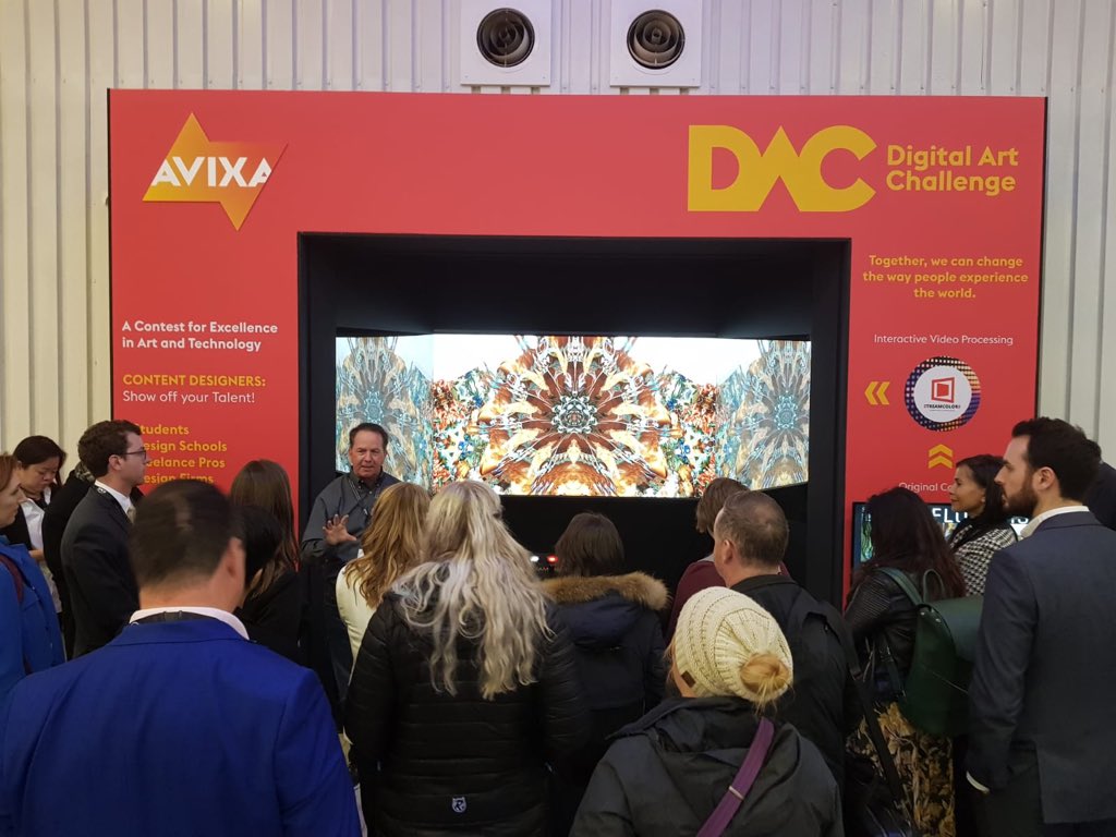 Streamcolors's tweet photo. We are ready @ISE_Show! 
After the inspiring @DuncanJWardle’s talk you can't miss our interactive #digitalart installation #StreamMachine #Flowers.Put @AVIXA booth 12-N110 on your #ISE2020 must-see list! #streamcolors #DAChallenge #creativity #imagination #curiosity #intuition https://t.co/jneZKYJlth