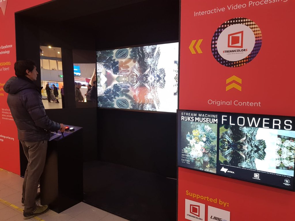 Streamcolors's tweet photo. We are ready @ISE_Show! 
After the inspiring @DuncanJWardle’s talk you can't miss our interactive #digitalart installation #StreamMachine #Flowers.Put @AVIXA booth 12-N110 on your #ISE2020 must-see list! #streamcolors #DAChallenge #creativity #imagination #curiosity #intuition https://t.co/jneZKYJlth