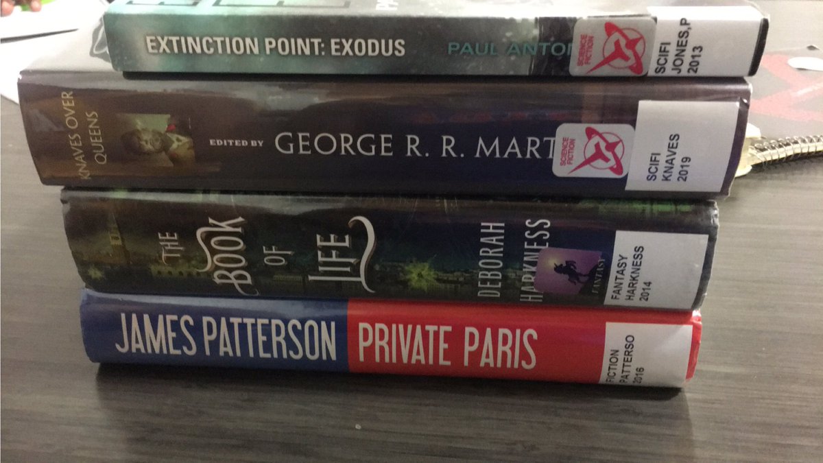 PrettyJazkay's tweet photo. Mr. Patterson and Mr. Martin are joining me tonight 🤪 #readingtrain #amreading #privateparis #readingcommunity https://t.co/XS2kNxUyWL