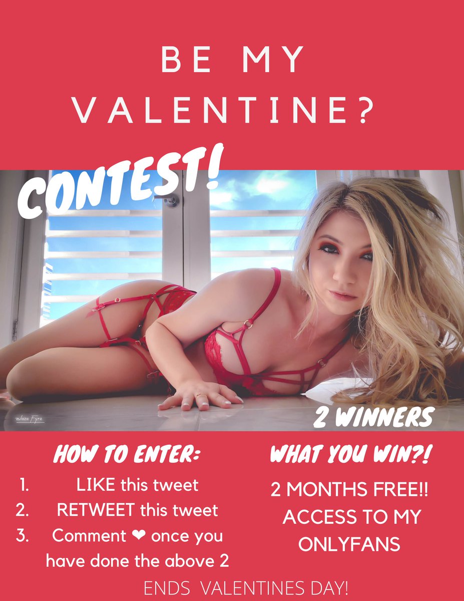 BlazeFyre's tweet photo. Who doesn't love a contest! You have until 8pm cst. I will pick two winners to receive 2 months free on my onlyfans page!
https://t.co/QAgBudSjUh https://t.co/IPL9C5diEb