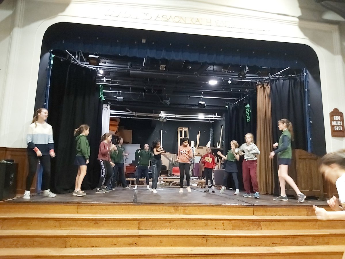 Rehearsal are in full swing for the House Dance competition on Thursday! #PinkArmy