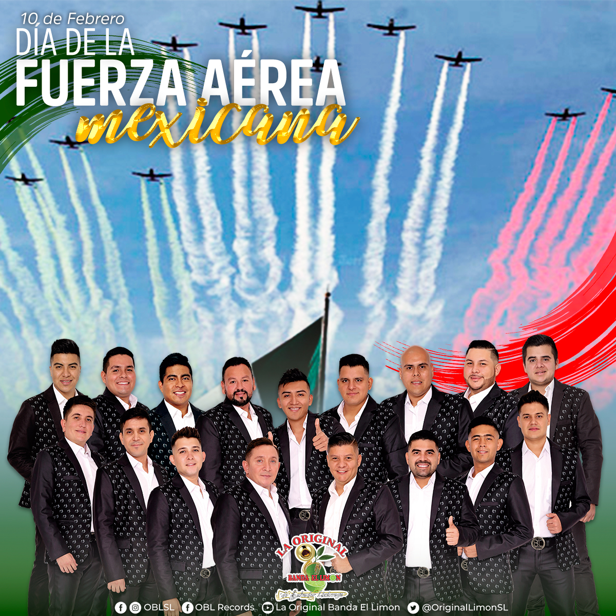 OriginalLimonSL's tweet photo. Hoy es día de la Fuerza Aérea Mexicana, gracias por su vocación de servicio hacia todos los mexicanos.
.
.
.
#EsLaOriginal #EsElLimón #OBLSL #LoTienesQueSaber #FansChoiceAwards2020 #LosPremiosDeLosFans #VotaOriginal https://t.co/L5s4rjFh2x