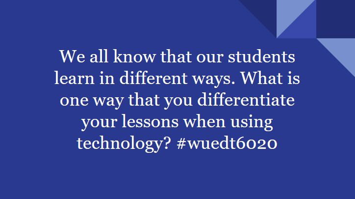 CKnightWilmU's tweet photo. #wuedt6020 #week5 https://t.co/JYVrbUQYet