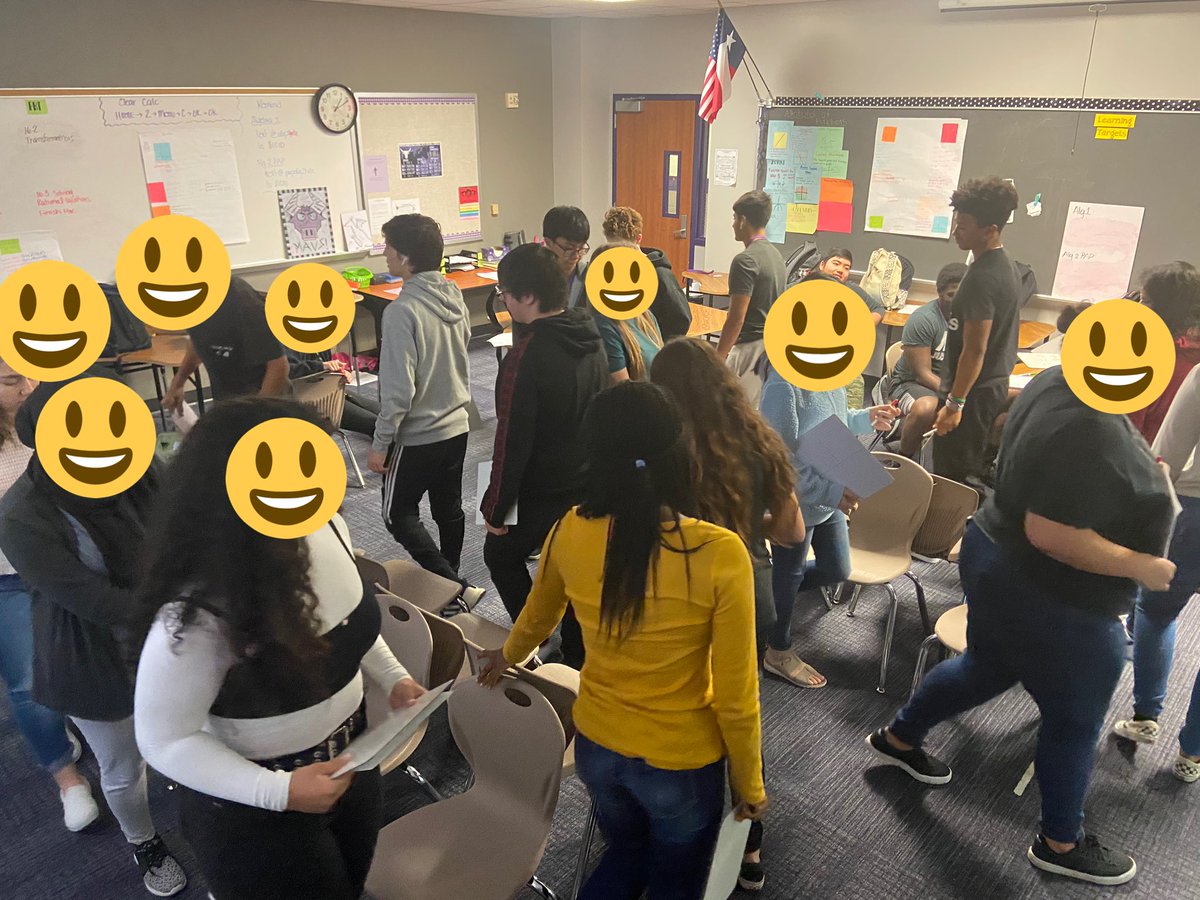 mchernandez10's tweet photo. Alg 2 PAP Simplifying radical expressions while playing musical chairs @MMathdept #ilovemortonranch https://t.co/DdJR4yNOqg