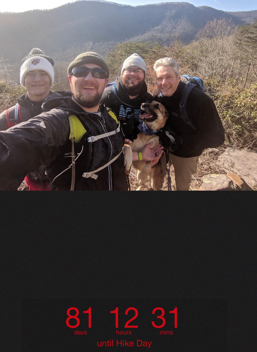 BradenHairston's tweet photo. The countdown is on...
#makeawish #makeawishsc #makingwishescometrue #hikeon #trailblazechallenge #trailblazechallenge2020 #hikeon #bradenstrailblazechallenge #trailblaze5 https://t.co/H81A1PxJZn