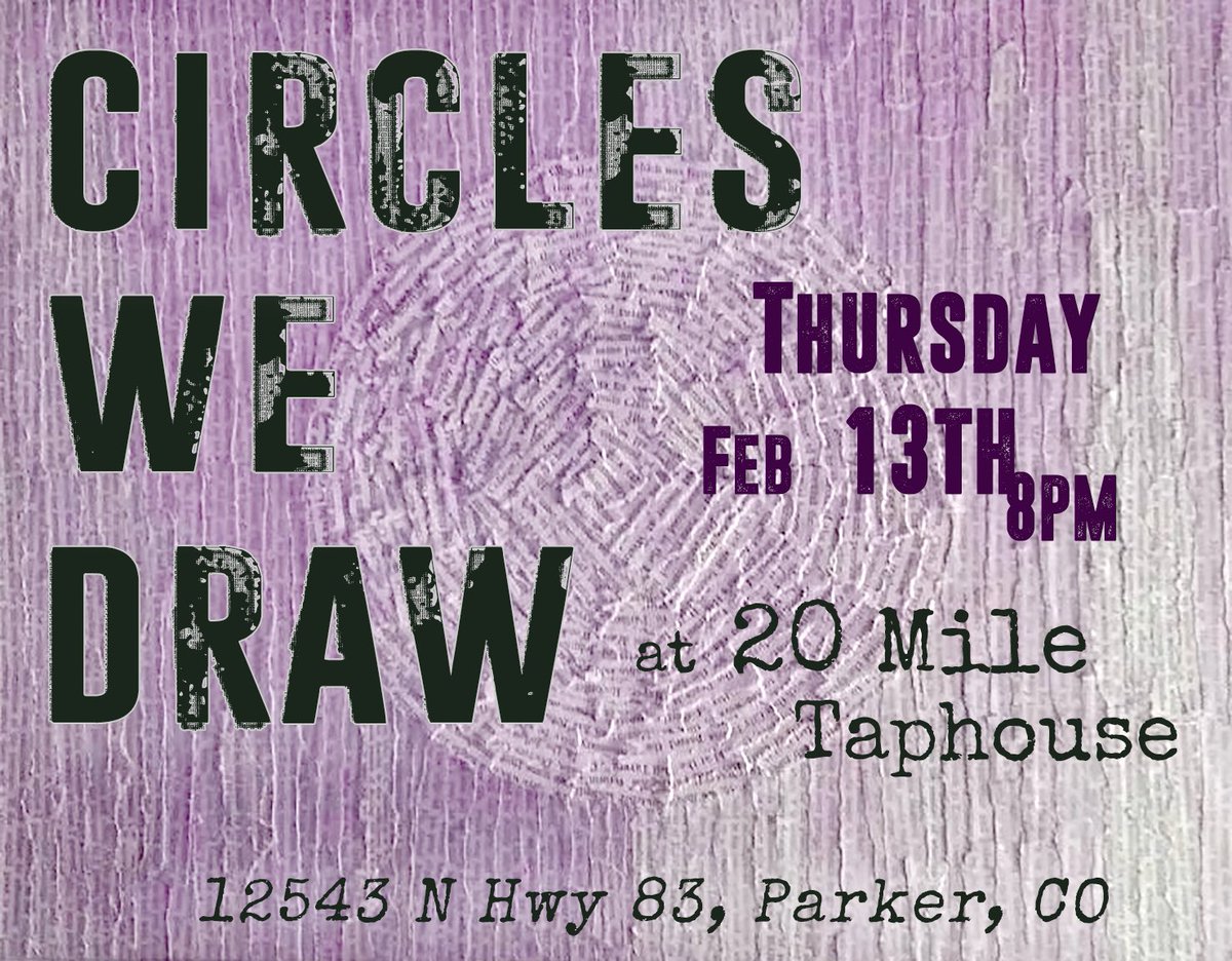 Our second show is this Thursday.