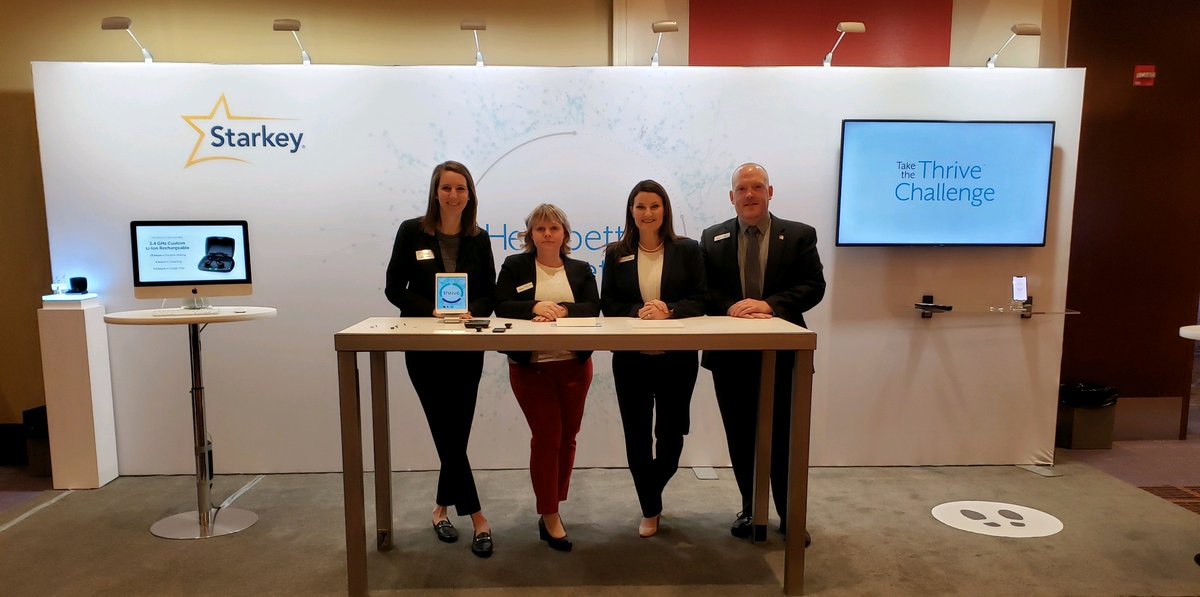 starkeyhearing's tweet photo. Our team is proud to be at JDVAC this week. Come visit our booth and take the Thrive Step Challenge! #audpeeps https://t.co/WWl0x7BMM0