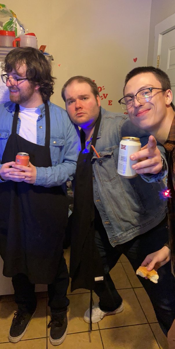 We got kicked out of a party for wearing their aprons. 

Don't even THINK about fukin wit us.