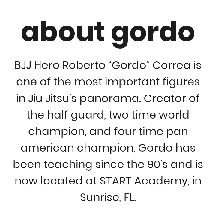 OlivarLeite1's tweet photo. About @gordobjj
#jiujitsu #jiujitsulifestyle #jiujitsuparatodos #meiaguarda #jiujitsucomodeveser #gordobjj https://t.co/V1ya9Mb9s9
