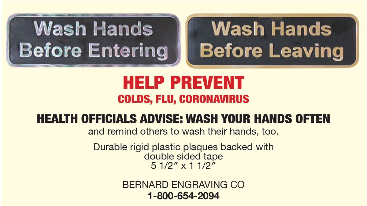 Health officials: Washing your hands is a top way to help stop the spread of the coronavirus and flu. These signs are ideal for posting at eye level in schools, workplaces, homes, public spaces and just about anywhere people need the reminder! #Coronavirus #WashYourHands