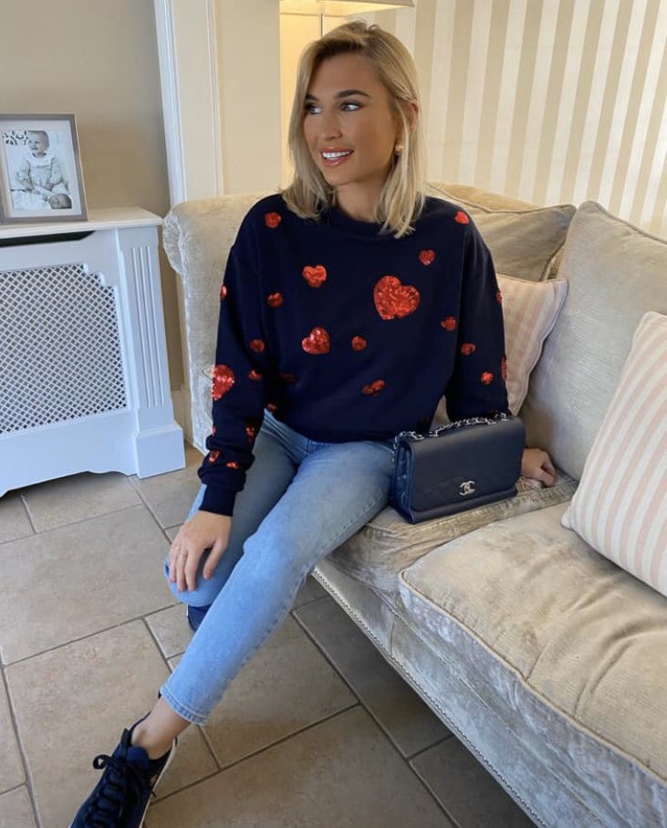 It’s Valentines week and we’re all about the hearts ♥️ 

New in from My Nelly, the navy sweetheart sweatshirt embellished with sequinned hearts ♥️ 

We also have the heart PJs in store ♥️