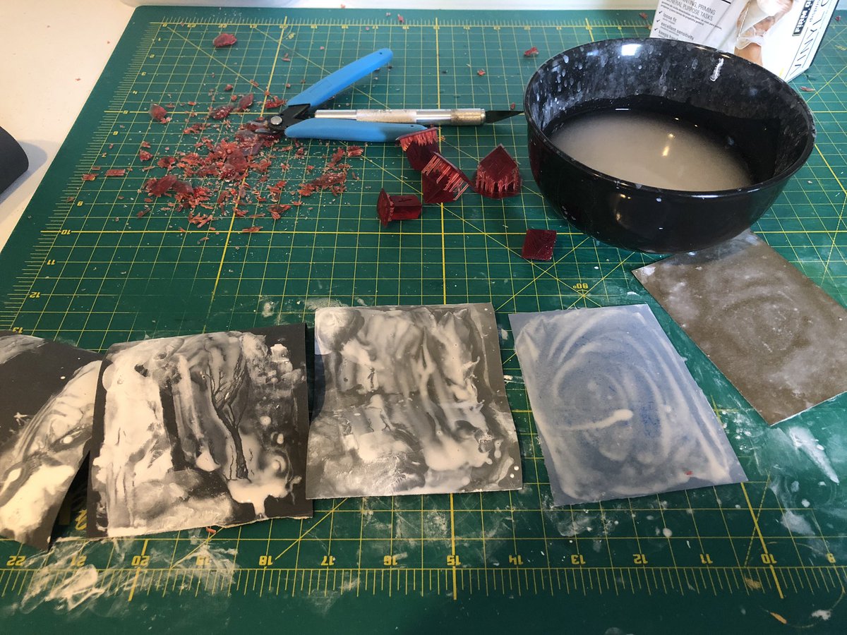hardlightforge's tweet image. The sexy insta-ready shot we show you guys all like “Omg, new masters, time to clean them up!” VS the secret carnage that happens on our workstation that we try to hide lol. #dice #handmadedice #diceporn #customdice #dnd #dnd5e #Persona5