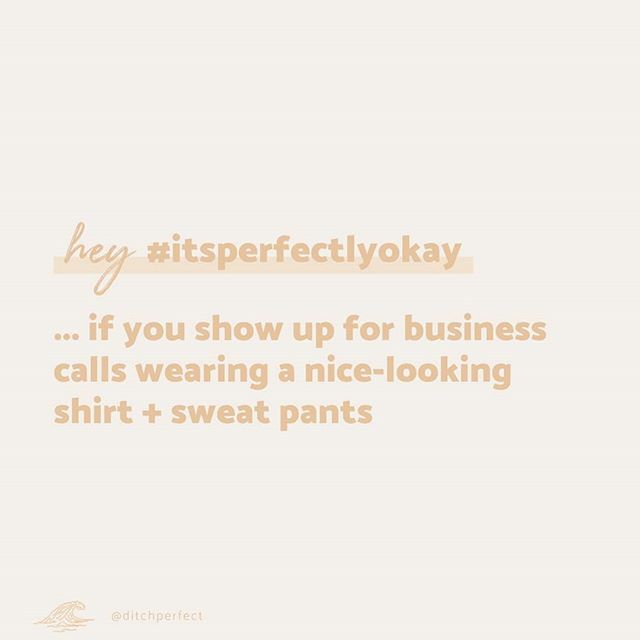 Let's keep it real, 99% of the time it's professional on top + pyjamas on the bottom. Who's with me? #itsperfectlyokay⁠ ift.tt/37eaToB
