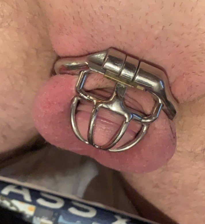 Always do as I ask... Get your slaveclit in a cage, and stay in there...