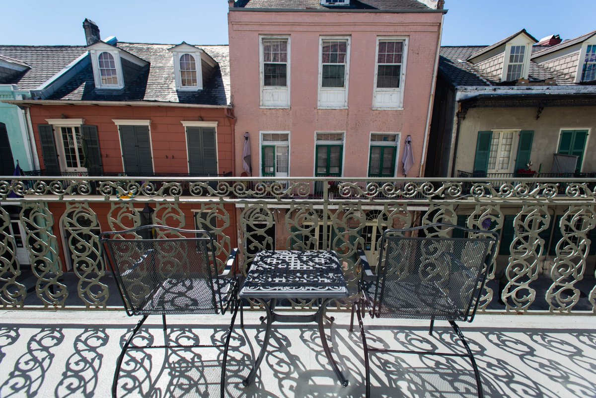 Monday's shouldn't be stressful. Stay an extra night and spend your morning relaxing on a private balcony. 🥂 #BourbonOrleansHotel #NOLA