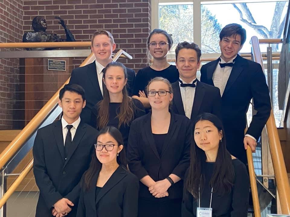HHSHawkNation's tweet photo. Congratulations to #HawkNation and #Adams12 musicians who made the Colorado All-State Orchestra! This is the highest honor a high school student can achieve! Shout-out to Natasha Bastian and Lauren O’Connor for representing HHS! #FiveStarProud #GoHawks https://t.co/w9L4i0m2e9