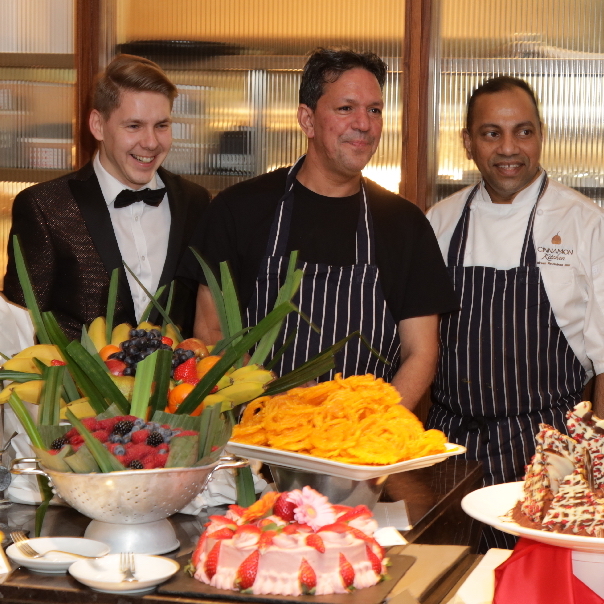 CinnamonKitchen's tweet photo. Highlights from our annual Staff Party last week! It's always fun to get our teams together from all five restaurants to celebrate a new year - Swipe to see if you can spot any of the team from our #CinnamonKitchen restaurants โจ https://t.co/QTGFYk8rQ7