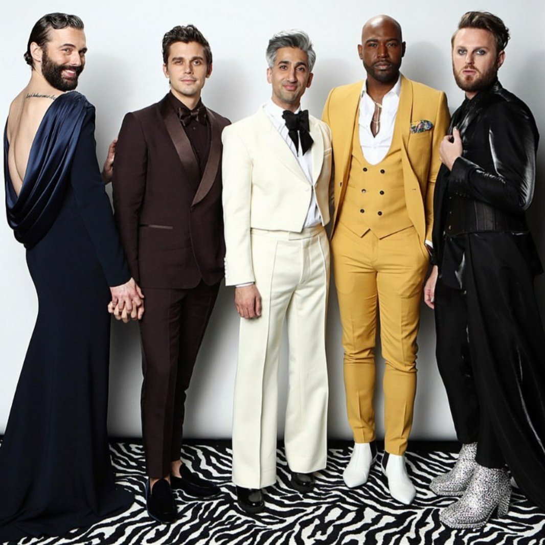 gays4hottea's tweet photo. When you look up #SquadGoals in the dictionary @jvn @antoni @bobbyberk @Karamo @tanfrance #gaysquad #gaytea #gaytwitter https://t.co/ZVjiAqB2HY