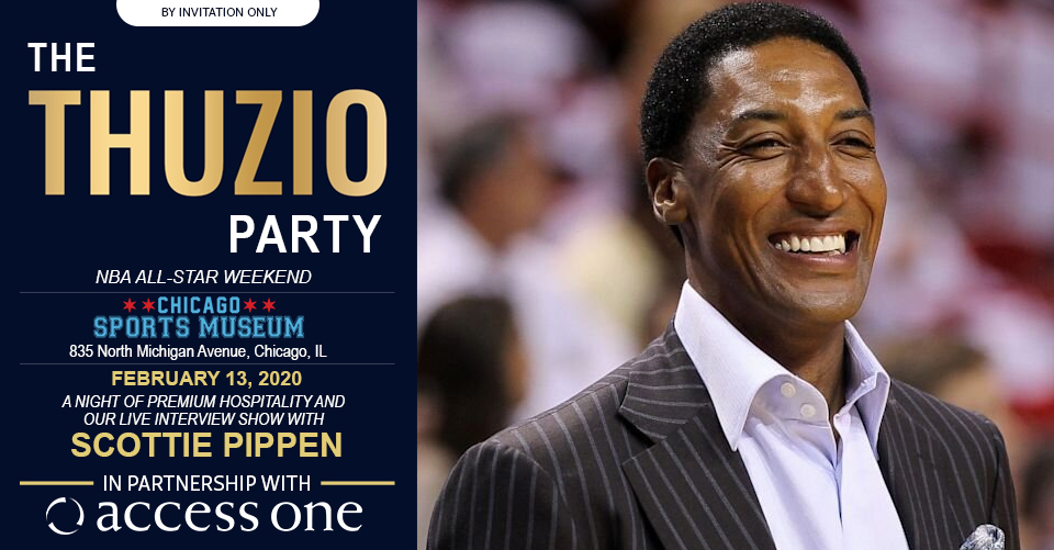 AccessOneInc's tweet photo. 🏀This Thursday! We’re excited to host Chicago Bulls legend, @ScottiePippen! Thanks to our partner @Thuzio. #ThuzioCHI #THUZIOxACCESSONE #Chicago https://t.co/zmBezVXcje