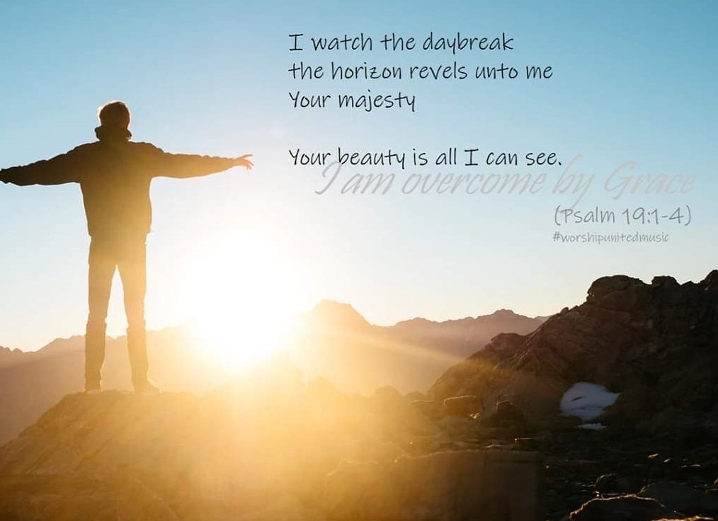 If our hearts long to see God, we needn't look far. His creation gives testimony to His love and strength. It does so relentlessly. When we see creation, we see the wonder of the creator.
Psalm 19:1-4  #WorshipUnitedMusic