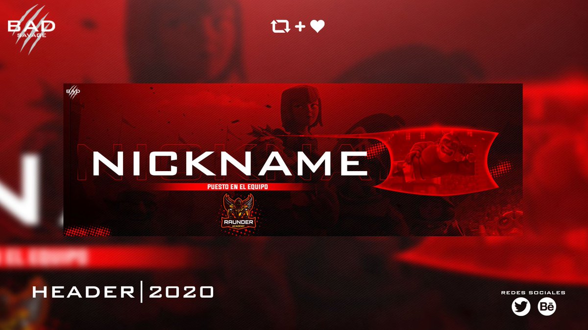 BadSavageDzn's tweet photo. Header (plantilla) Para @RaunderAcademy 

¡RT🔁 &amp; Fav❤️ Me ayudarian!🧐

Pregunta por tu diseño, al MD📩
¡Gracias Por la compra!✅

HEADER2⃣0⃣2⃣0⃣ https://t.co/2HKvO087cO