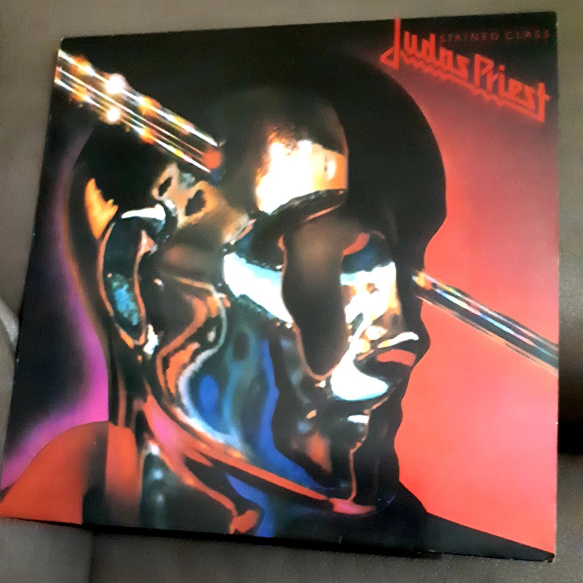 ginex68's tweet photo. #StainedClass great album of #JudasPriest was released on this day in 1978 #Exciter #betterbyyoubetterthanme #saintsinhell #beyondtherealmsofdeath \m/ \m/ #Metal #vinyl https://t.co/s0VdDEU0WS