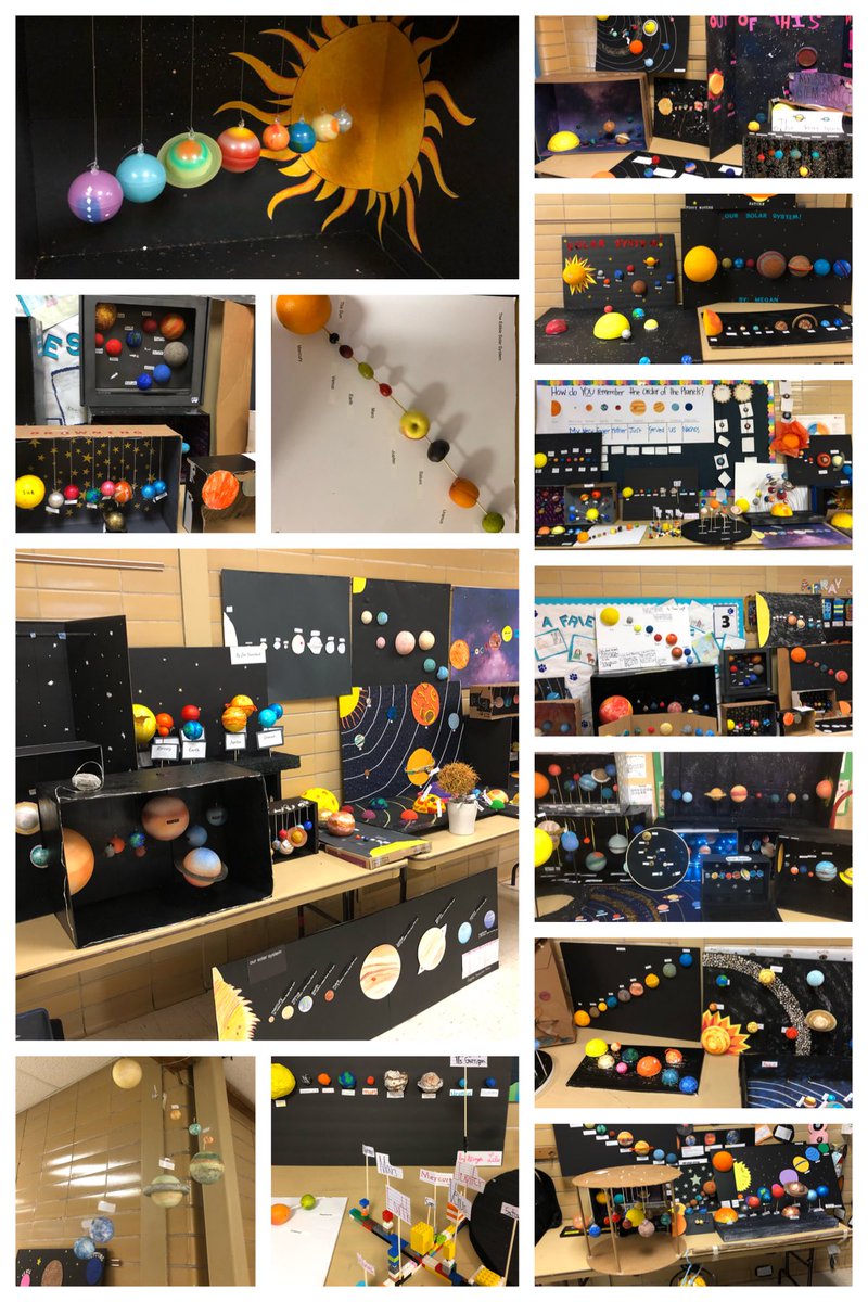 CasisElementary's tweet photo. Third Graders created Solar Systems using all types of items to represent the planets. #casiscougarpride #aisdproud #solarsystemproject https://t.co/iFsrtOAOGi