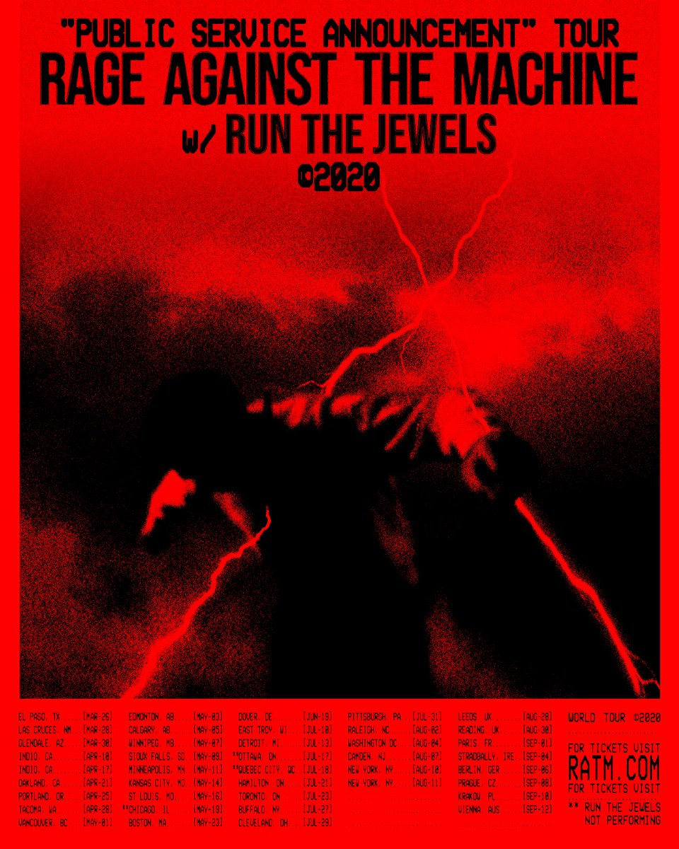 🔥Wooooooooo! We are THRILLED to announce <a href="/RATM/">Rage Against The Machine ★</a> Rage Against The Machine will headline #RBCBluesfest2020 on July 17th! 
FULL FESTIVAL LINEUP to be announced Tues., Feb.18th followed by 1-DAY PRESALE Weds., Feb. 19th.
Stay tuned for more details.