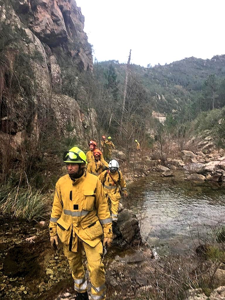 SDIS83's tweet photo. [#RENFORT #CORSE] Engagée sur le secteur avant par le #COS, l'équipe #DIH83 a procédé à des actions de #forestage et au traitement de #fumeroles à l'aide de râteaux et de seaux pompes sur plusieurs kilomètres de #lisière ➡️ un travail fondamental dans la lutte contre les #FDF. https://t.co/LydYh1zSeK