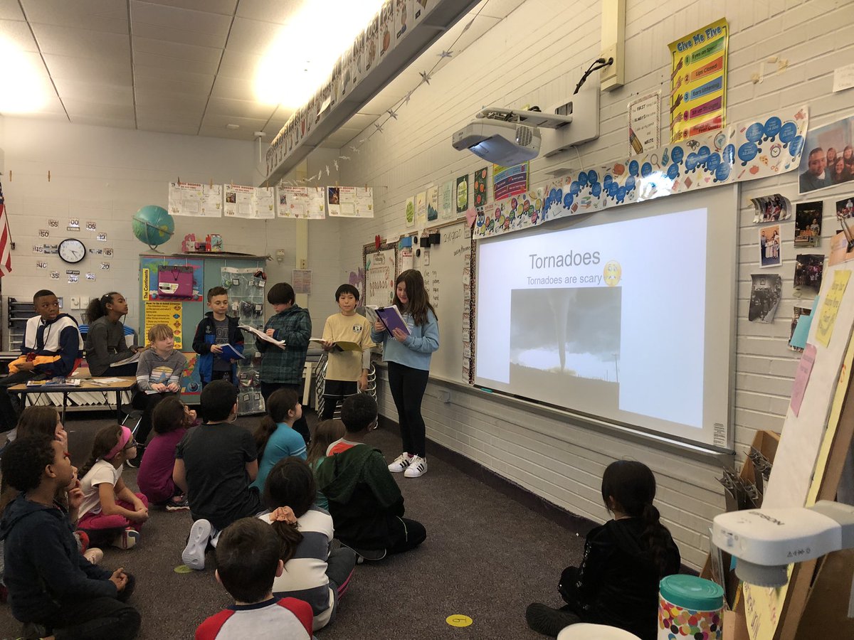 MsSLessa's tweet photo. Thank you Mrs. Granger’s class for teaching us more about different weather @PleasantLakeEl @WalledLkSchools #weather #science #wleced https://t.co/3FVAB3dk8x