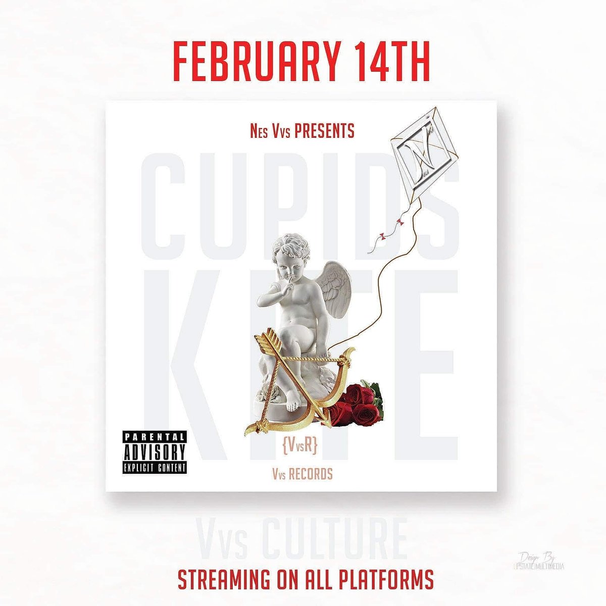 NesVvs's tweet photo. ๐ฅ ๐ฅHot New Tape Alert ๐ฅ ๐ฅ
Nes Vvs
CUPIDS KITE
*******Dropping********
February 14
Omar Nes Vvs Aljuwani
Jason Williams
#UpstateMultimedia
#NesVvs
#VvsR
#VvsRecords
#VvsCulture
#BrilliantCutt https://t.co/9o0wJ7UCAl