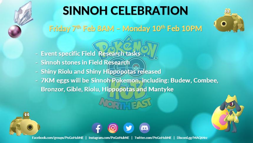 PoGONewcastle's tweet photo. We have just under 90 mins left in the UK of this event! Get those eggs walked off and shiny checking those Hippos!
#PokemonGo #PoGoHubNE https://t.co/X2HT99XZMw