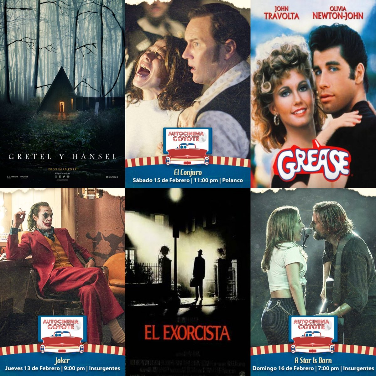 cinevinil's tweet photo. Tenemos boletos cortesía de Autocinema Coyote. Para participar solo tienes que hacer lo siguiente:

1. Seguimos y a @AutocinemaC
2. RT
3 Comentar la película que deseas ver, junto con el nombre de tu acompañante ó acompañantes. https://t.co/bwjrK6g7dG