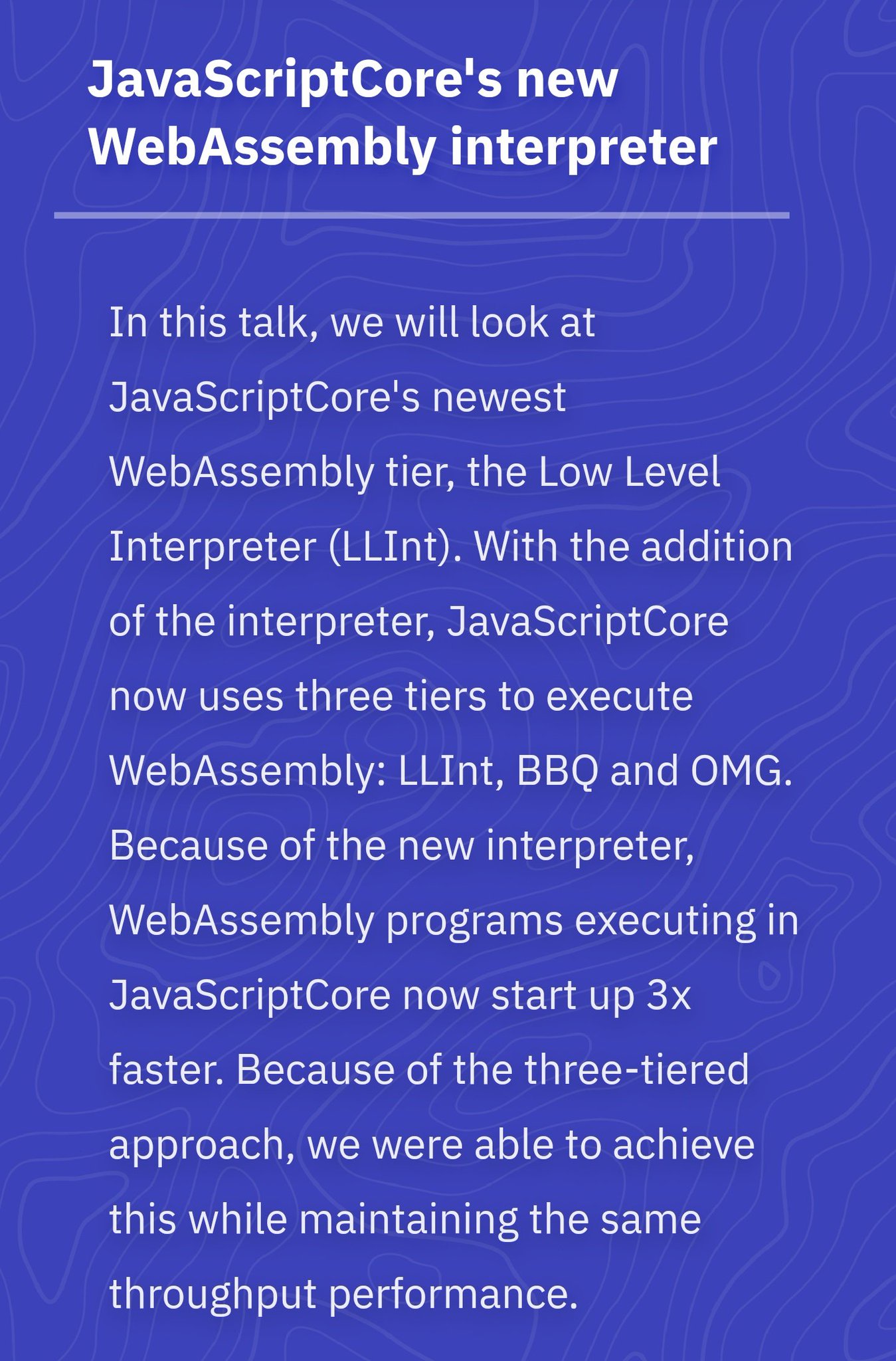 Kent Bye VoicesOfVR on Twitter "The next wasmsummit talk was by Apple