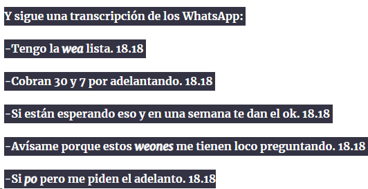 edalgomezn's tweet photo. Transcripciones de audios y de #WhatsApp : la denuncia del exintendente #Atton que dio origen al caso contra el exdiputado #Hasbún https://t.co/X0HTwjZ4Sl https://t.co/xznfa8Mxzb