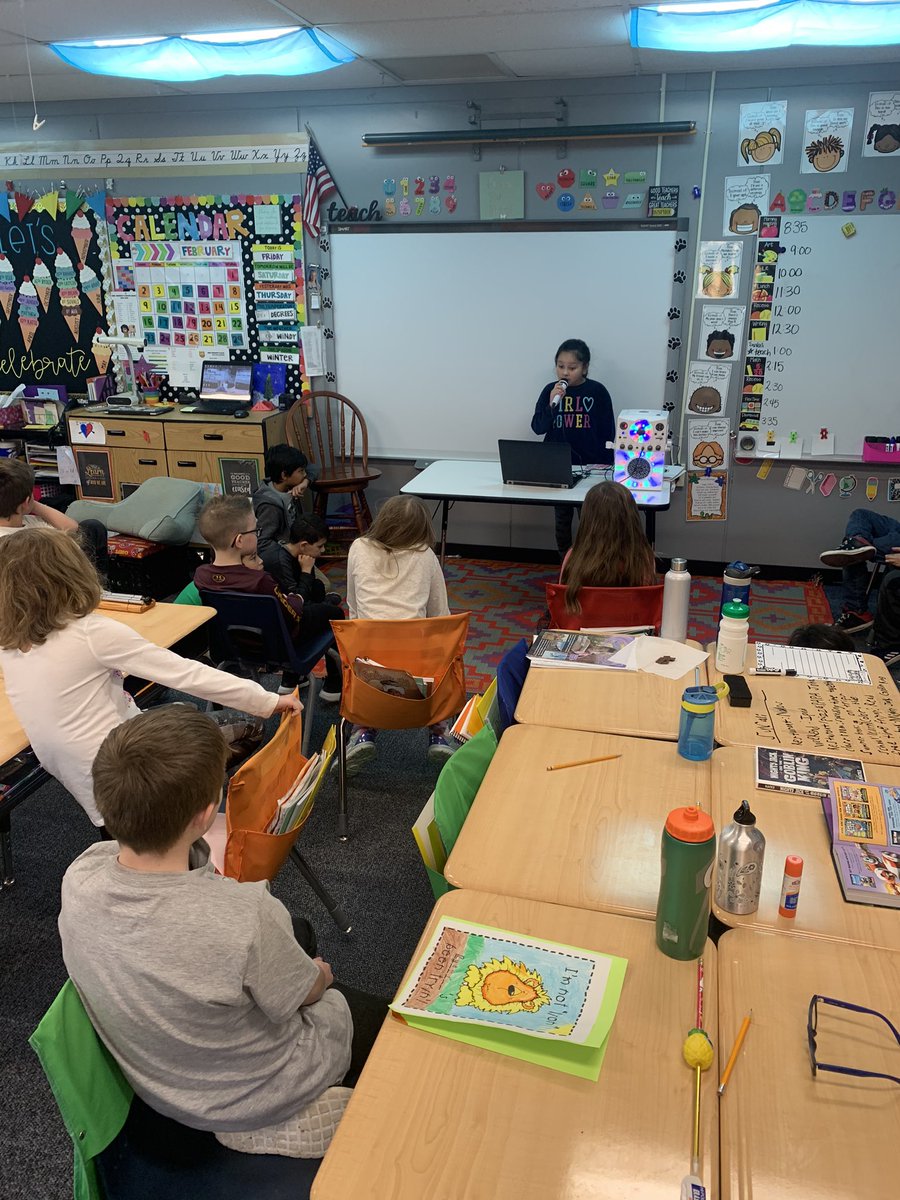 Our Star Student Teacher showed us her singing, piano, and story writing skills! We had so much fun listening and getting the chance to learn these skills as well! <a href="/HRTJaguars/">Heartland Elementary</a>