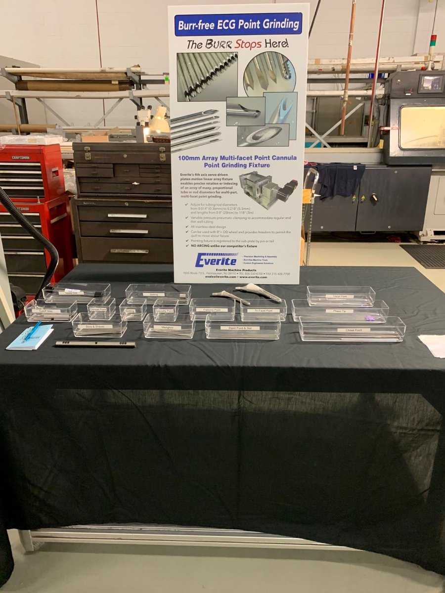 Count down is officially on!  We have only hours until the start of the 2020 MD&amp;M West Show at the Anaheim Convention Center.  Stop by our booth #2838 to speak with Bill or Brian about your application. #MDM #medicaldevices #manufacturing