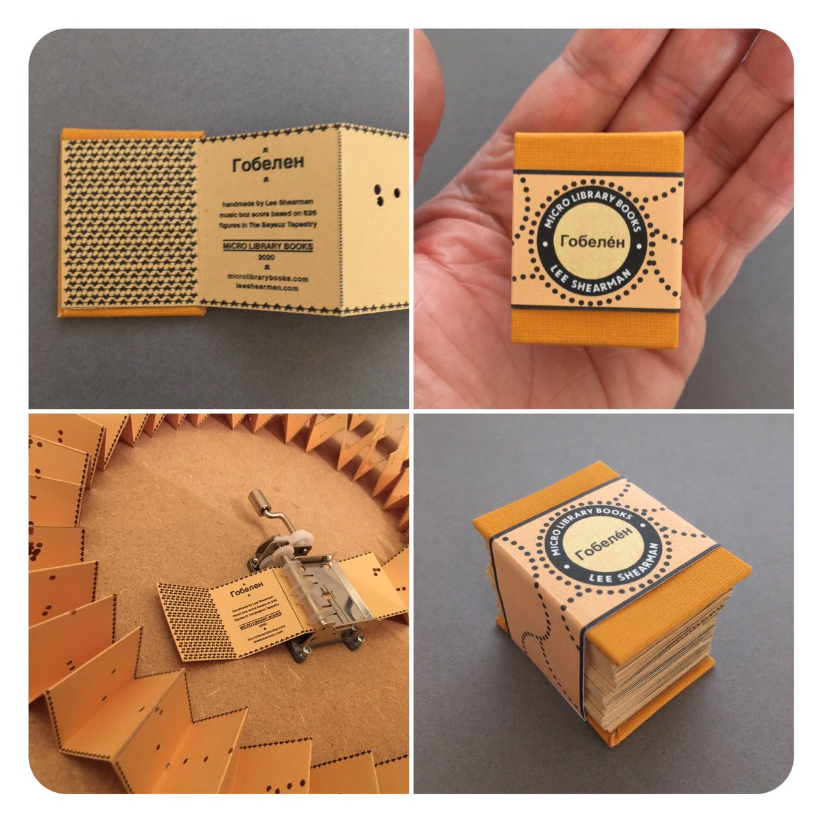 leeshearman's tweet image. My submission for International artists’ book exhibition ‘Love and Music’ is titled Гобеле́н (Tapestry). I punched six hundred and sixty-two 2mm holes into a 13 foot long paper strip, and accordion-folded it into a 120-page book...