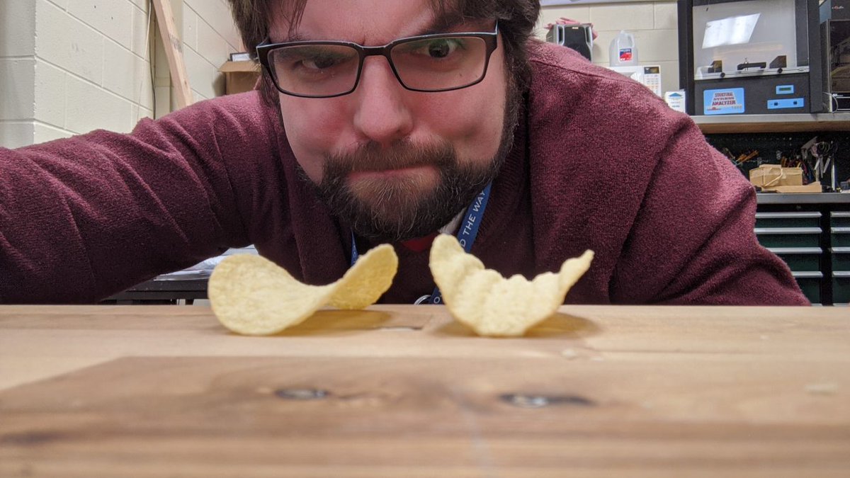 πππππππ πππ£ππ€ππ (@mrkarasch) on Twitter photo As I'm teaching why trusses are so strong and used everywhere: S:"Is that why cardboard is corrugated?" Me:"Yes! Awesome example!" S:"Is that why some potato chips are wavy?"Me:"I... That's... More research is required" <a href="/FhsSpirit/">FHS Spirit</a> <a href="/PLTWorg/">Project Lead The Way</a> #POE As I'm teaching why trusses are so strong and used everywhere: S:"Is that why cardboard is corrugated?" Me:"Yes! Awesome example!" S:"Is that why some potato chips are wavy?"Me:"I... That's... More research is required" <a href="/FhsSpirit/">FHS Spirit</a> <a href="/PLTWorg/">Project Lead The Way</a> #POE