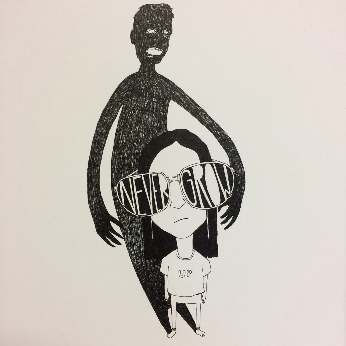 Megs_Art's tweet photo. A little update because I always forget to put stuff on here. Hey ✌️ I'm still here :) 

#art #pendrawing #Illustration #MentalHealthAwareness #schizophrenia #inkdrawing #painting #characterart #poscapens #mindlessart https://t.co/oqfVKBAekt
