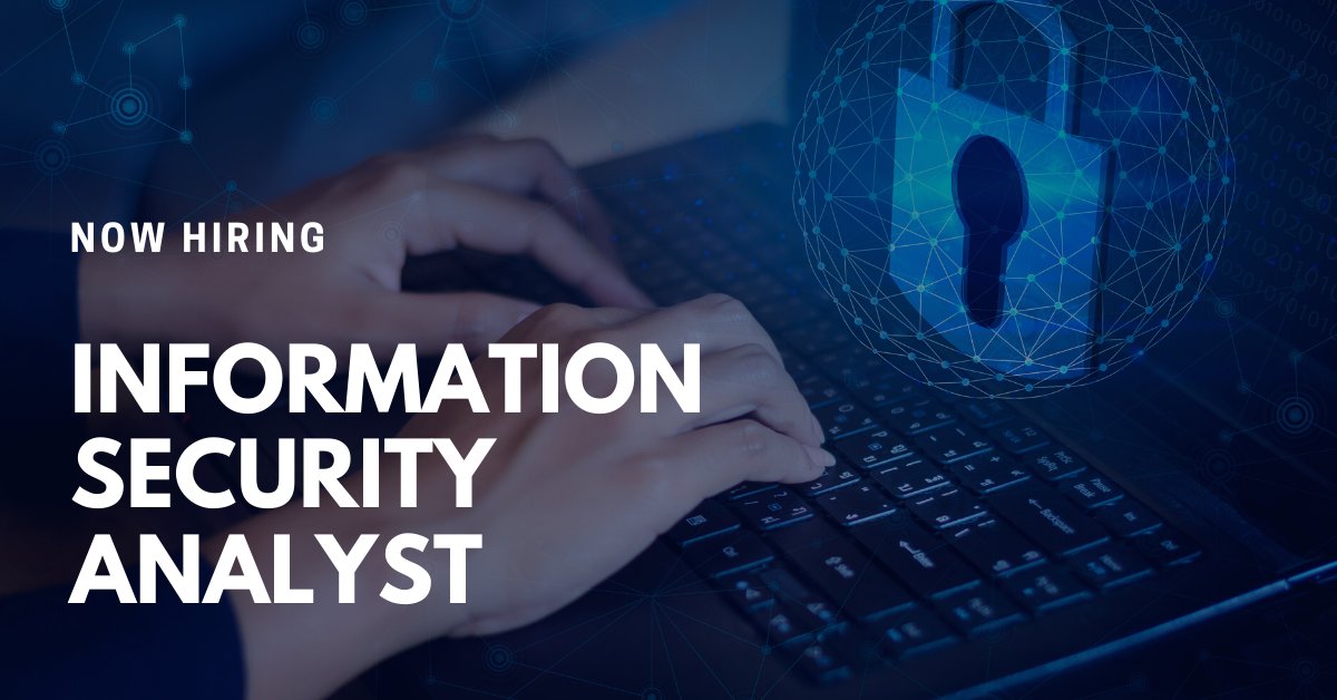#JobSeekers #ConnectSearchLLC has a new #InformationSecurityAnalyst position with our client located in #Chicago, IL

lnkd.in/gRMS78N

#securityanalyst #ITsecurityanalyst #ITsecurity #IT #ITjobs #banking #technologysystems #data #dataprotection #cybersecurity #chicagojobs