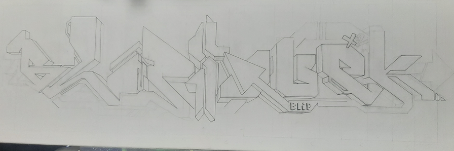 Blipartist's tweet photo. stream today was awesome! here's what we did, okethebyeseeyatomorrowkisseswhateverimnotgoodwiththefeels #graffiti #painting #twitch #live #blipsqueek #blipsquEx2k https://t.co/0mL2WqShMF