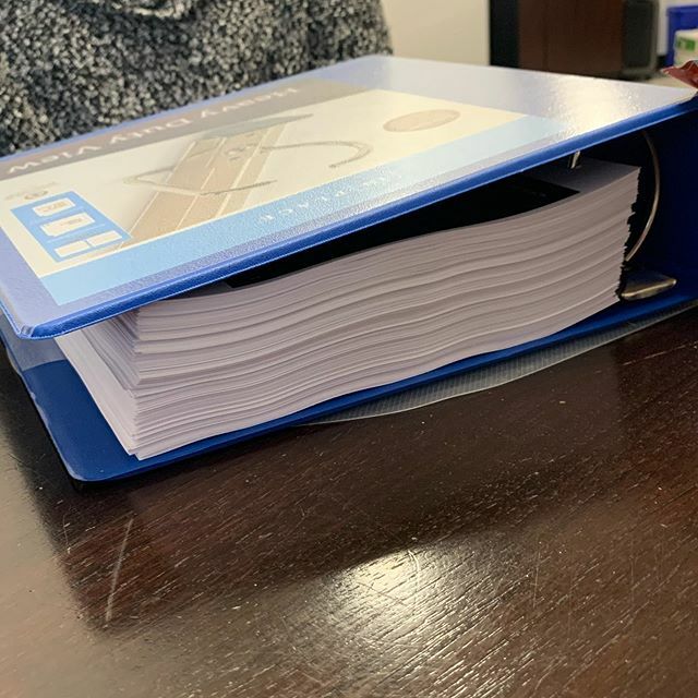 DanRobertsJr's tweet photo. Prepping for a 2-day seminar. Glad we printed double-sided...if we hadn’t, then the binder would have been looking at 700+ pages of information. 😳 .
.
.
#SanDiegoSmallBusiness #SmallBusinessLife #SmallBusinessForum #SmallBusinessLove
#BBS #Bridgin… https://t.co/xHT1gje9v6 https://t.co/XAIZ3otVTV