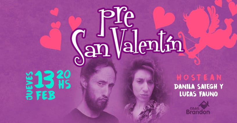 casaBrandon's tweet photo. Este Jueves- 20hs #PreSanValentin 
#Performance + #magias +#enganchades 
Cierre musical #SonPololos
Hostean @LucasFauno y @danilasaiegh 
Entrada a la visera 🙃 https://t.co/PO4eqgMd2M