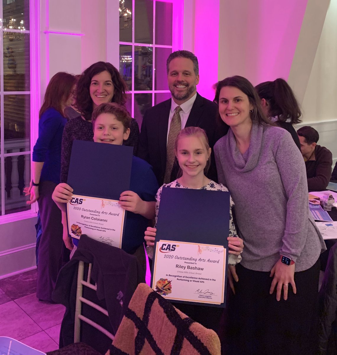 Congratulations to our fifth grade students and their amazing Arts teachers for receiving the CT Association of Schools Celebration of the Arts Award!