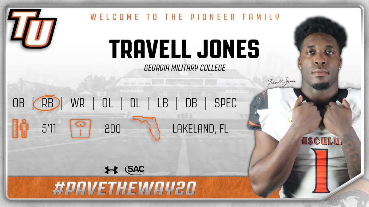TusculumFB's tweet photo. The shifty and elusive running back @Tj_pk is the latest addition to the Pioneer family. @GMCBulldogs produces another DUDE‼️

#PaveTheWay20
#NSD20
#PlayFastScoreFaster https://t.co/eHuH3VotGD