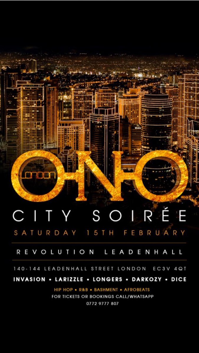 Calling all singles, couples, party goers, celebrating any occasion.come shake a leg with us. City Soirée! A sophisticated night for grown &amp; sexy in central London guaranteed to be a night to remember. Get your tickets before they sell out via this link: shoobs.com/events/48233/o…
